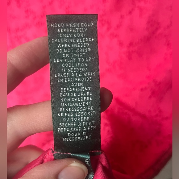 NWT Lauren by RL Dress in Calypso Coral Pink, Lace overlay, Size 10, Cap Sleeve - Picture 9 of 10